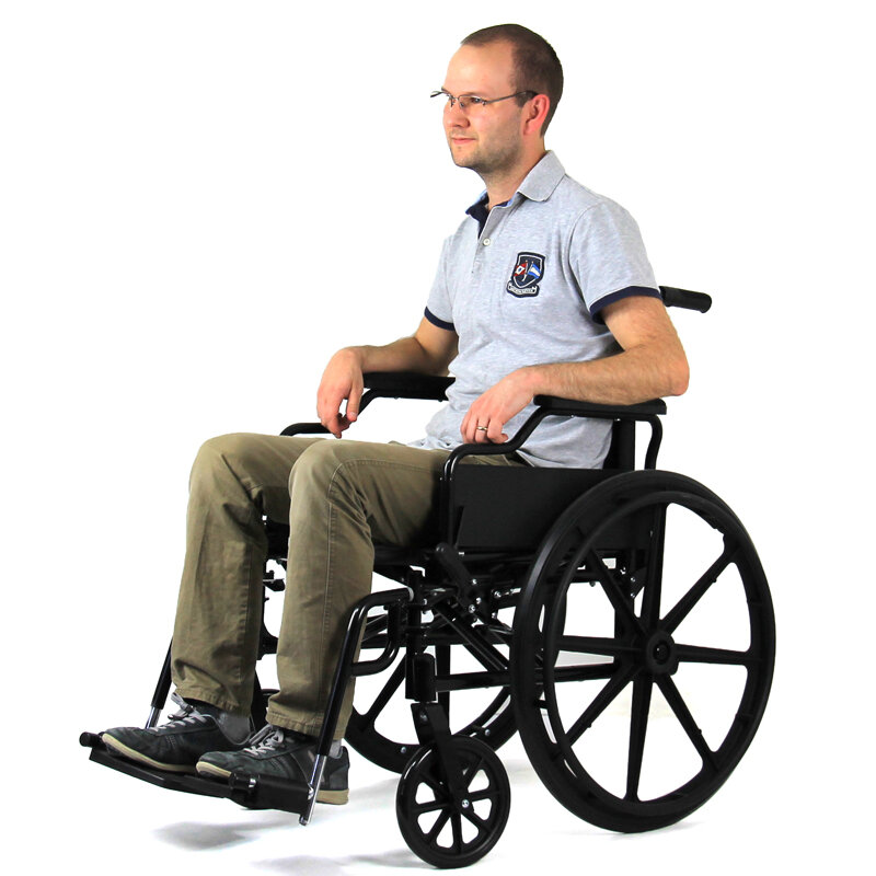 Kørestol Foldbar Premium