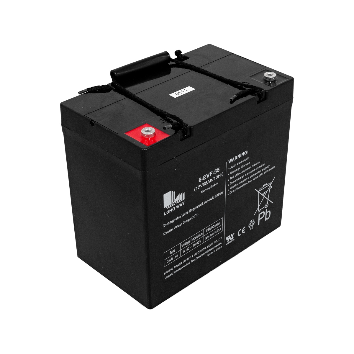 Batteri 12V 55Ah AGM - JR
